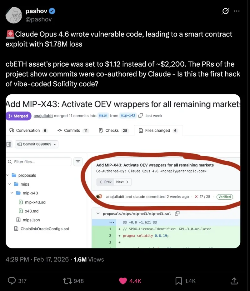 Claude Code vibe coding incident
